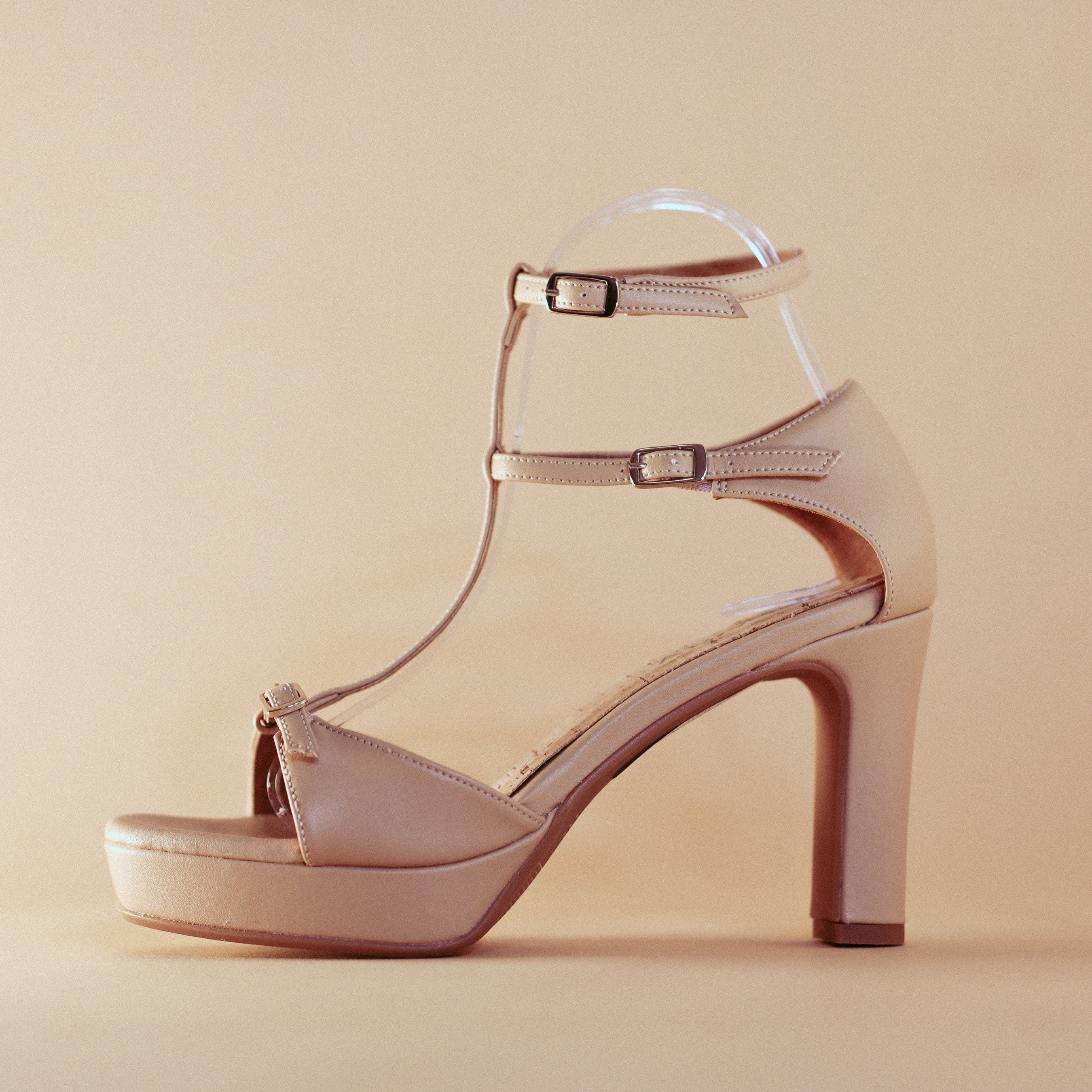 Bhava Athena vegan convertible platform comfort heel