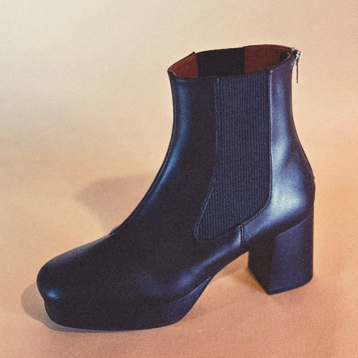 Bhava Brooklyn best vegan platform chelsea ankle boot