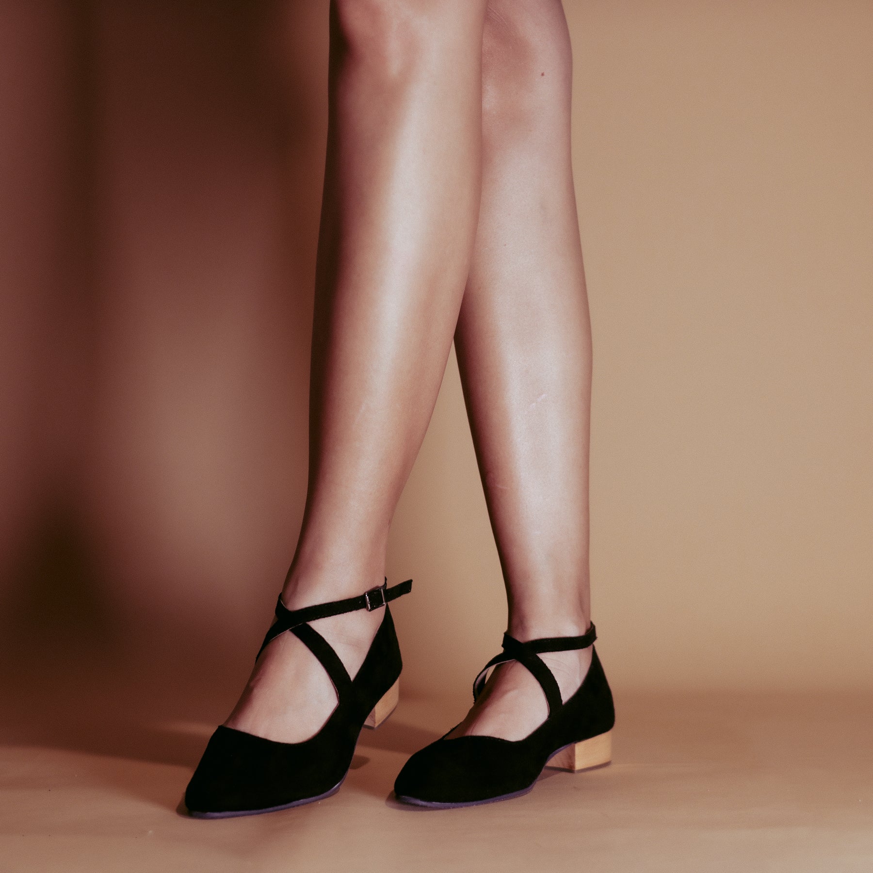 BHAVA VEGAN MARY JANE FLAT IN BLACK