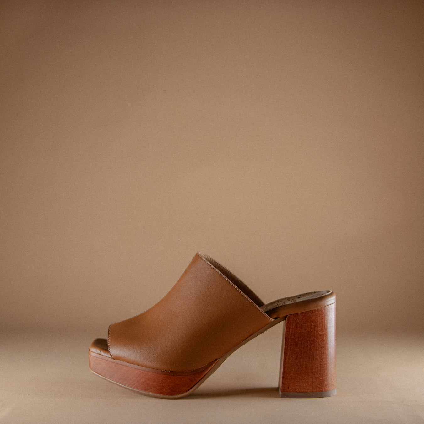 Bhava best vegan platform mule in natural