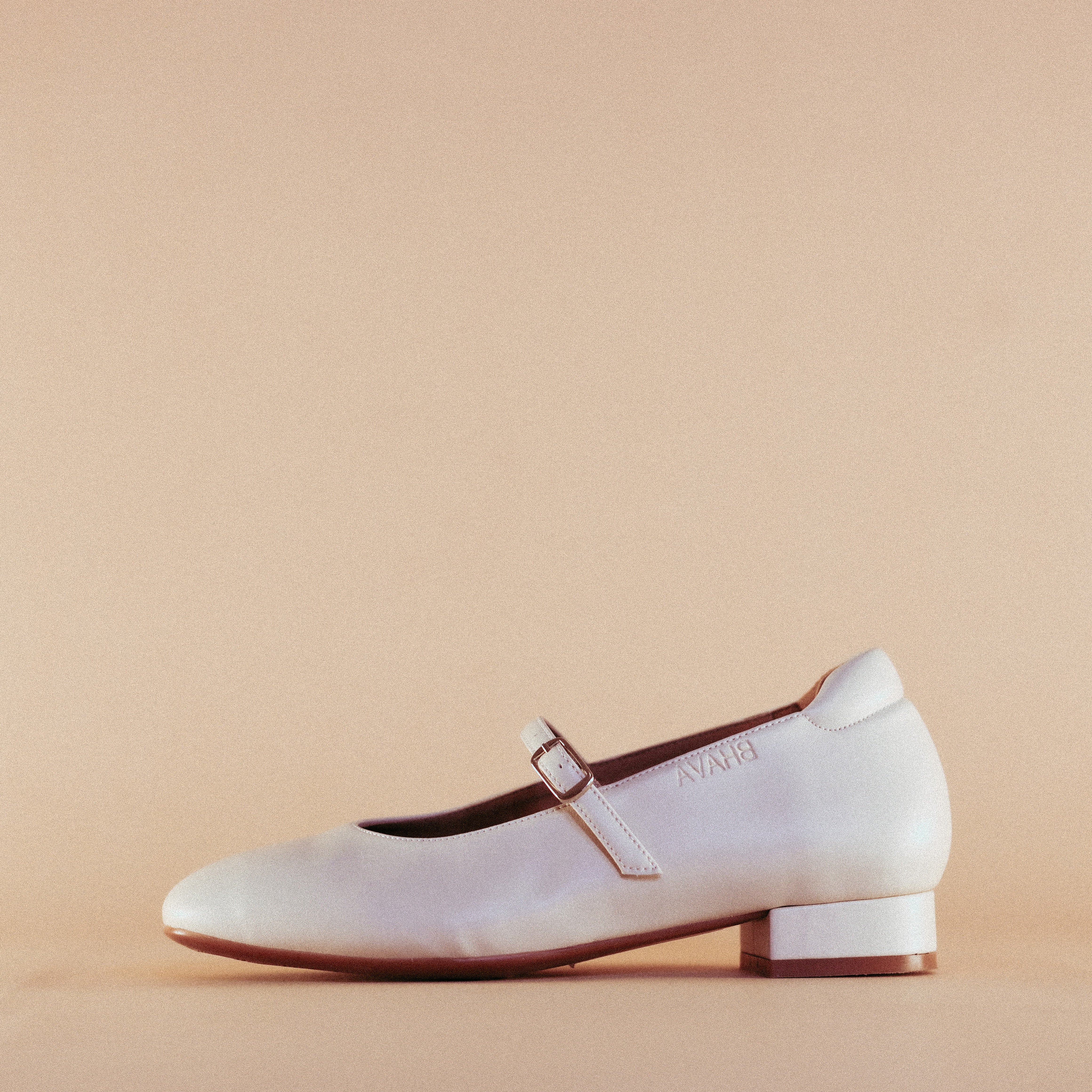 Bhava vegan comfort mary jane ballet flat ivory