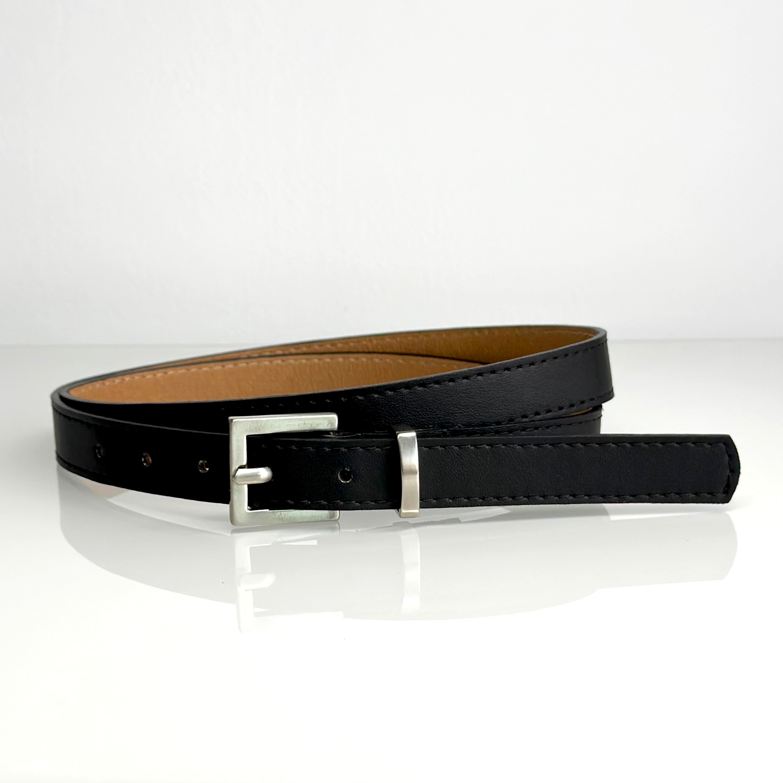 BHAVA VEGAN LUXURY PREMIUM SUSTAINABLE 2-PC Dress Belt 3/4"