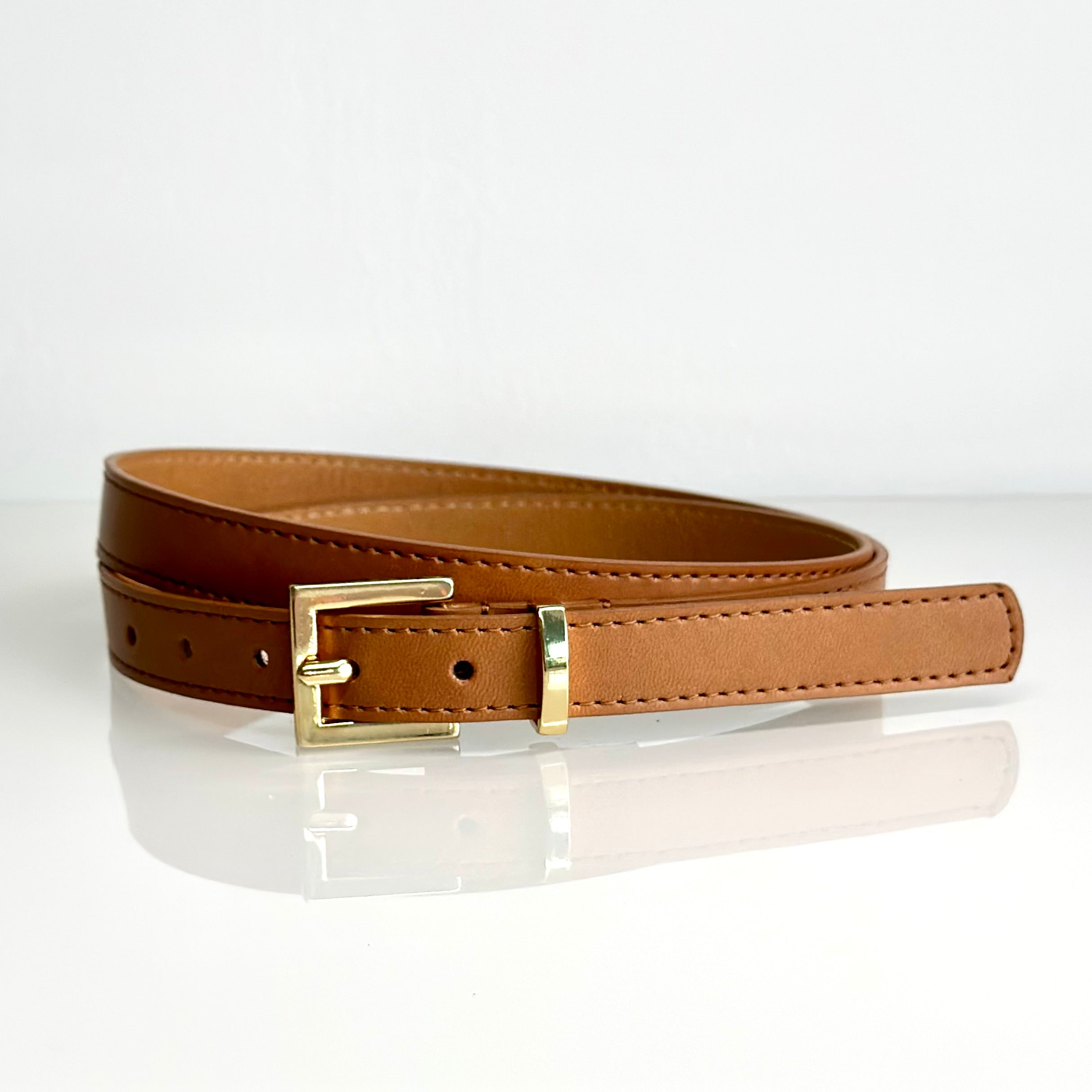 VEGAN NATURAL 2-PC Dress Belt 3/4"