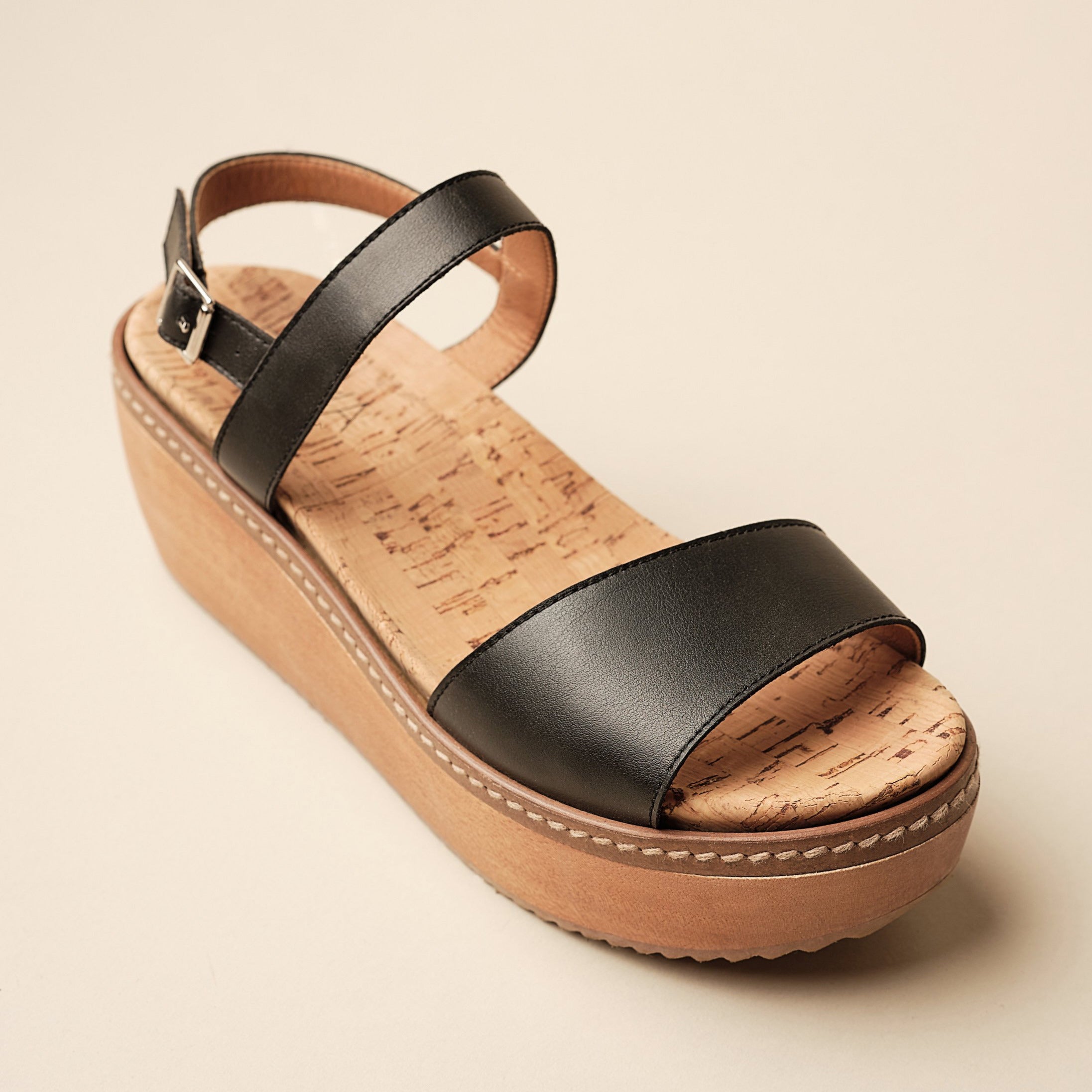 BHAVA ARTISAN LUXURY WOOD CLOG SANDAL