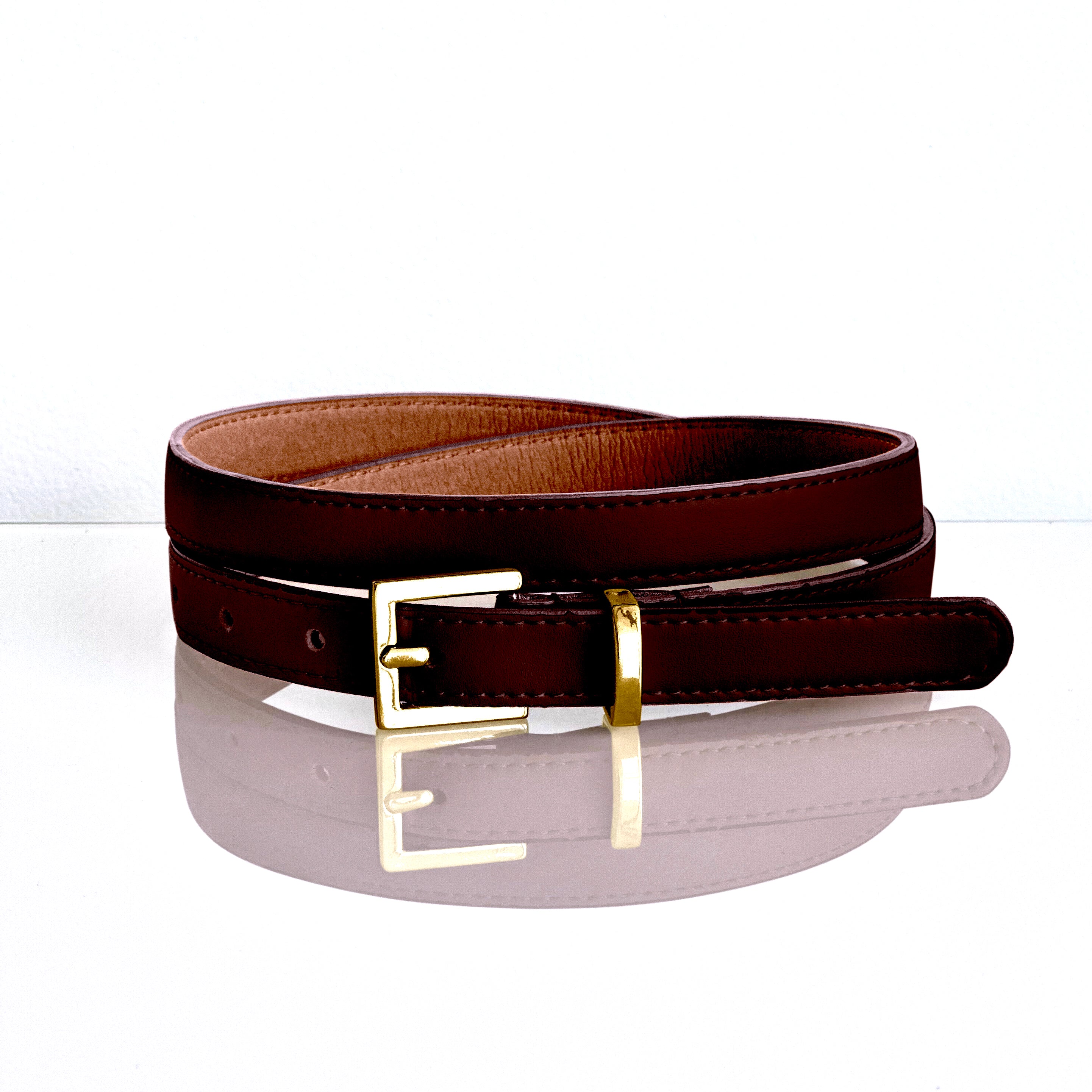 BHAVA VEGAN LUXURY PREMIUM SUSTAINABLE 2-PC Dress Belt 3/4"