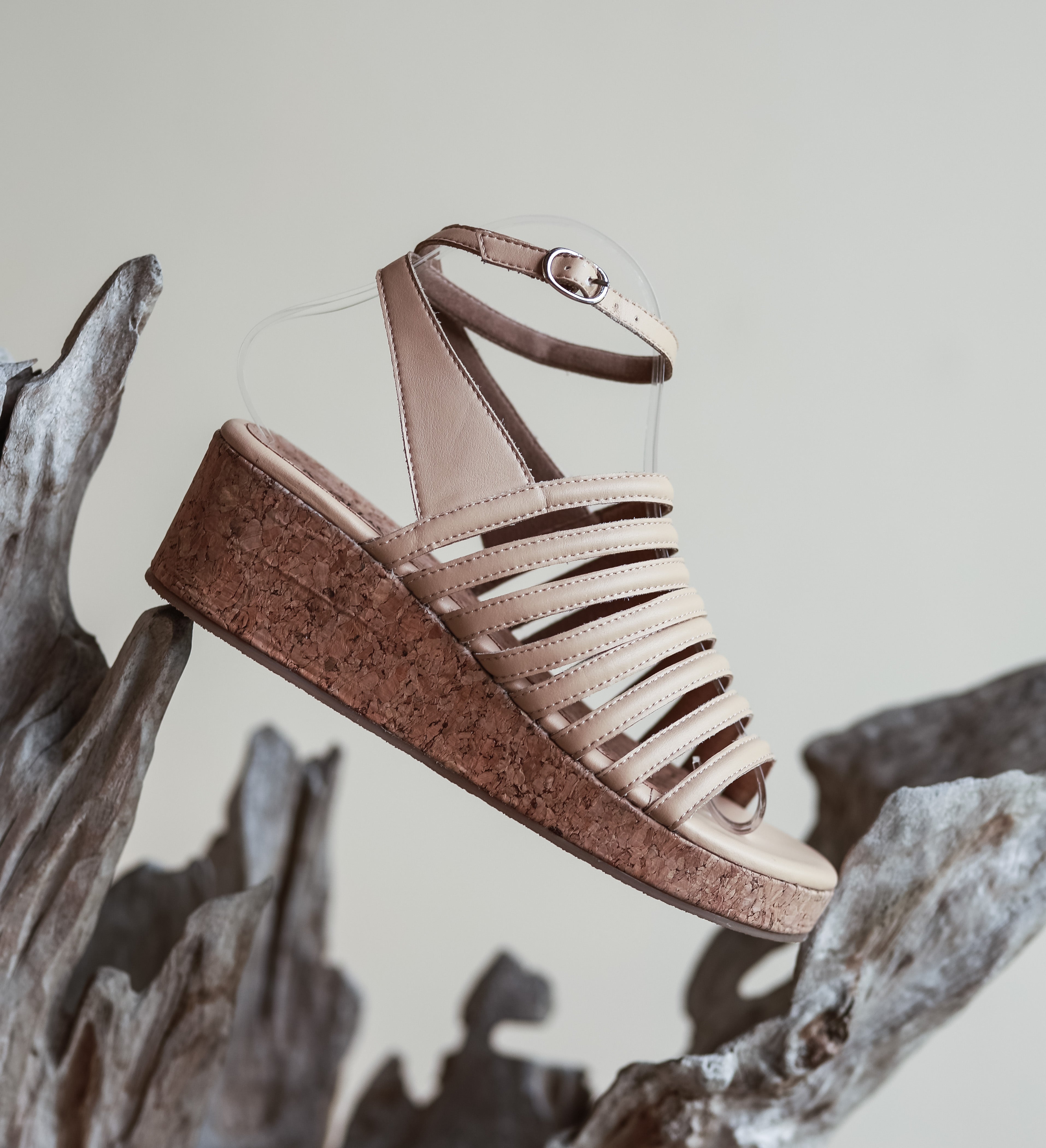 Last Chance Faye Strappy Wedge Sandal