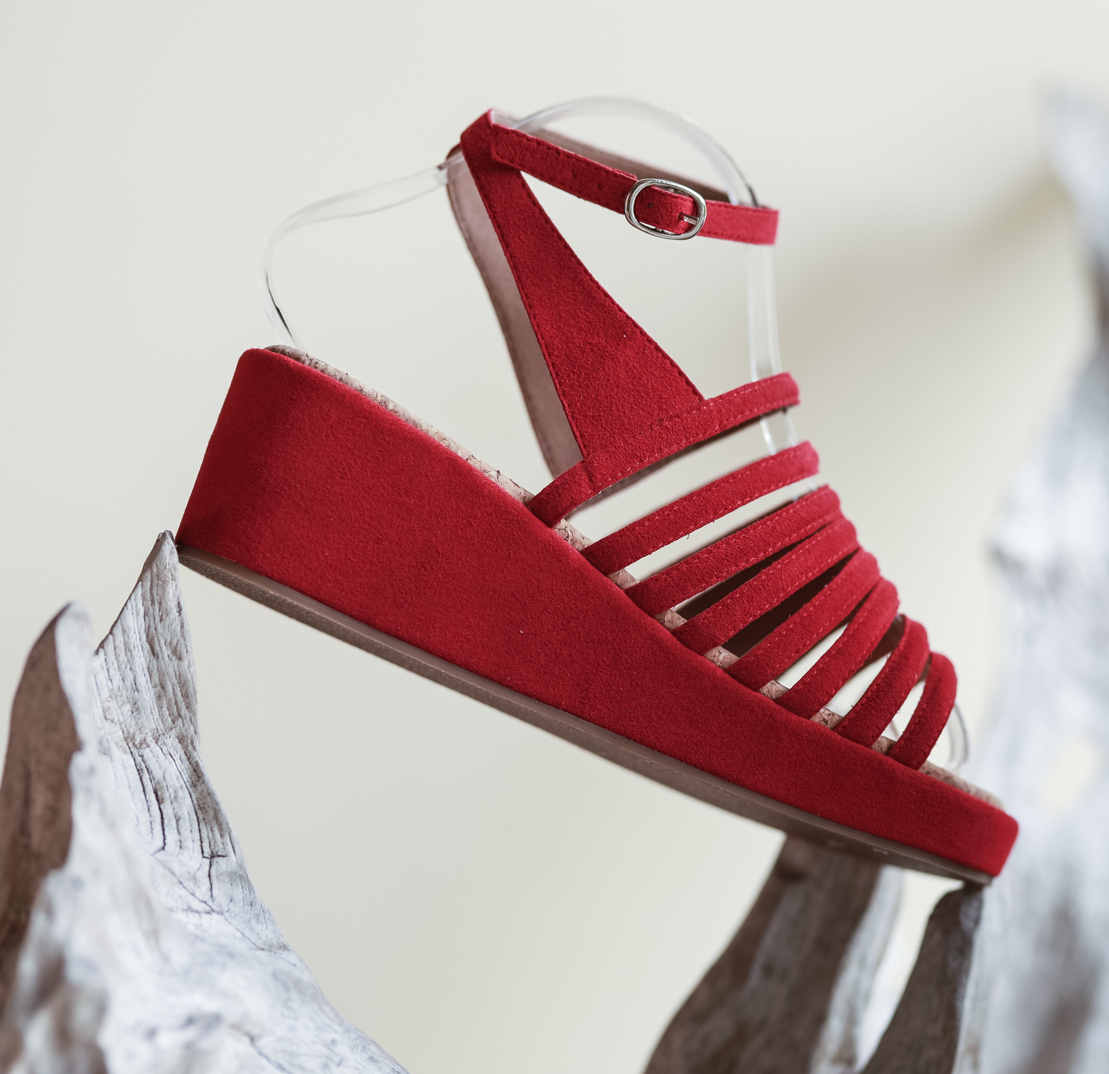 Last Chance Faye Strappy Wedge Sandal