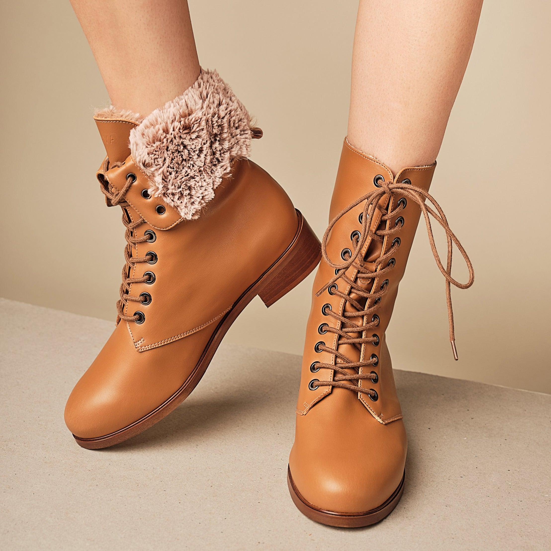BHAVA VEGAN WINTER LACE UP GINSBURG BOOT