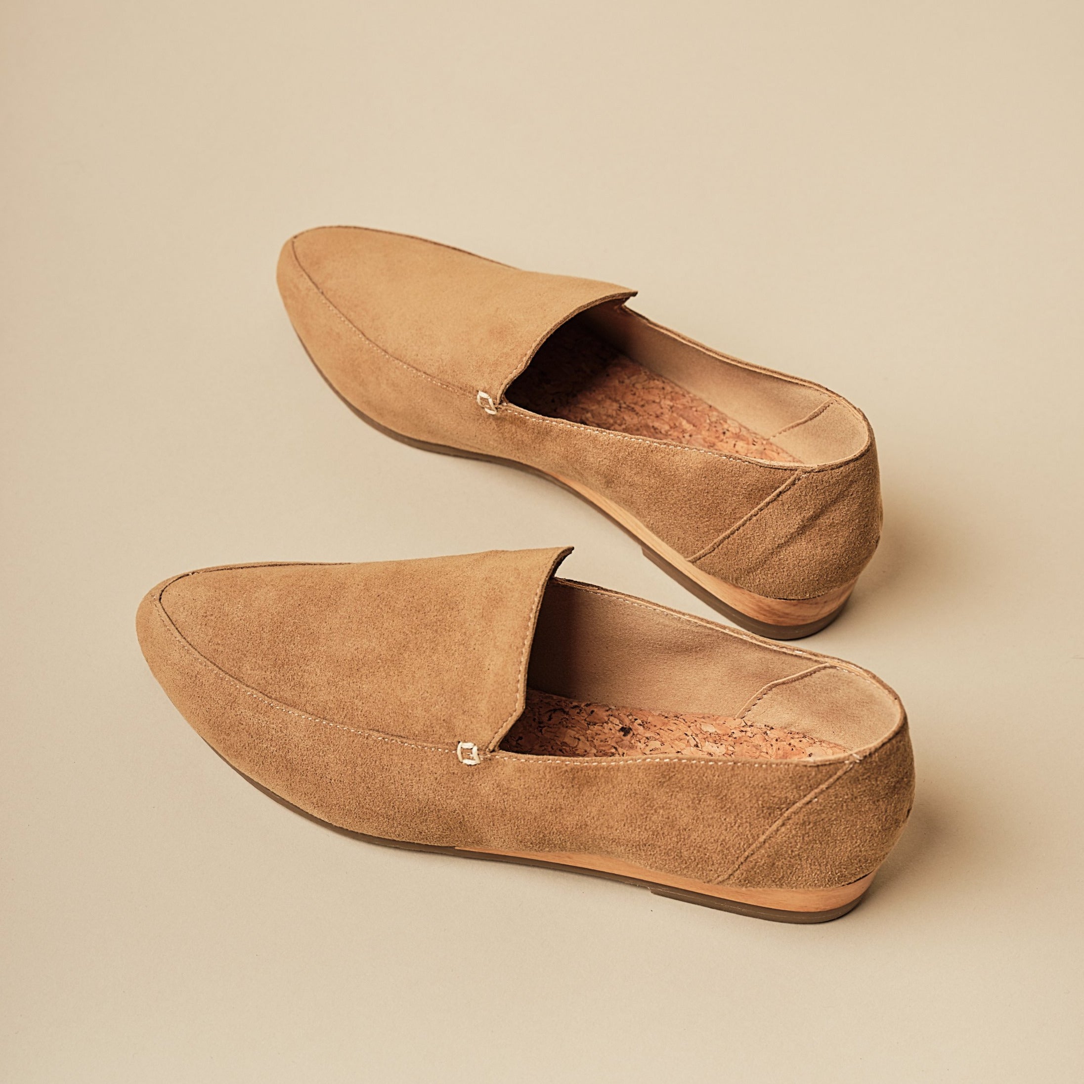 BHAVA SUNDAY VEGAN NATURAL SOFT LOAFER FLAT