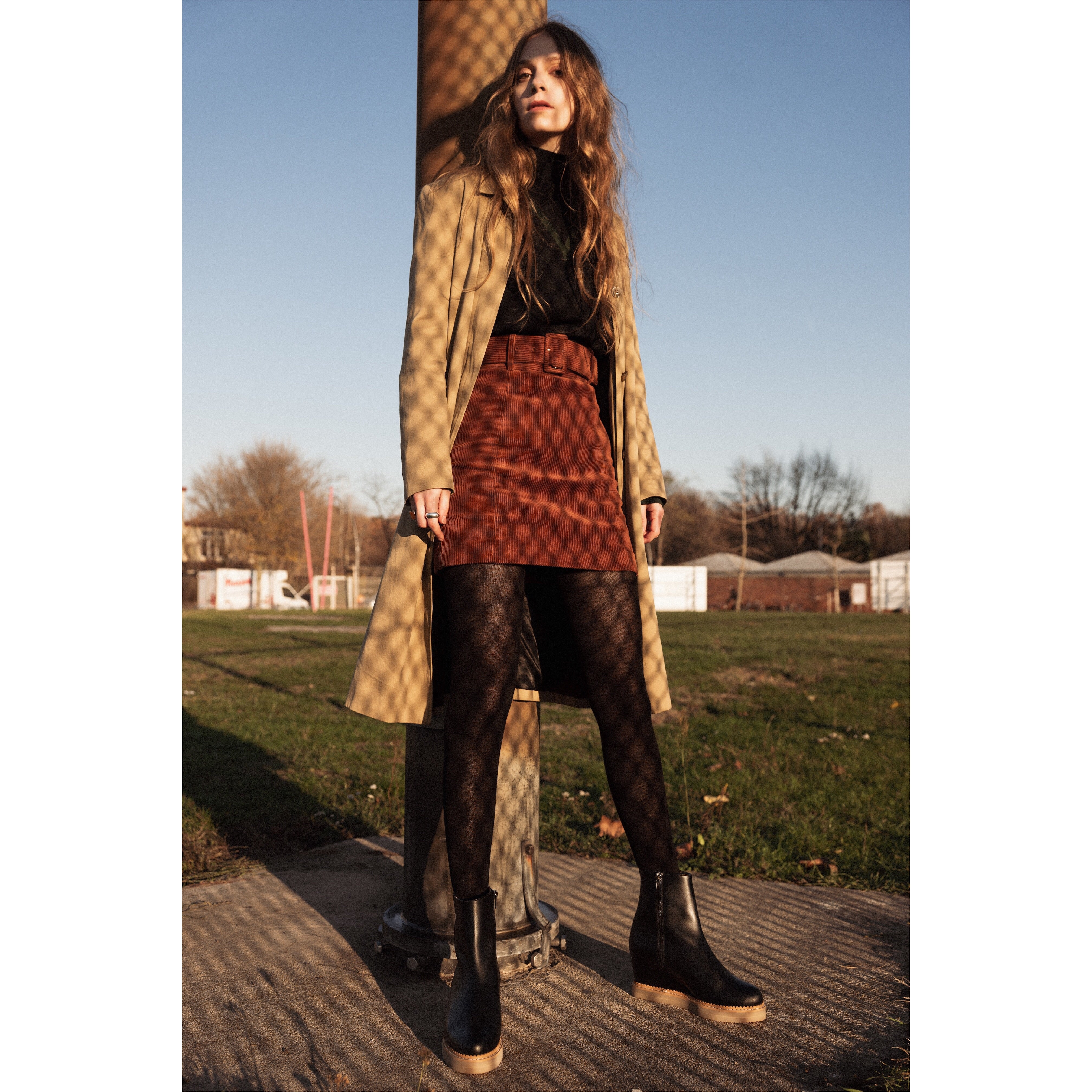 Last Chance! SASHA PLATFORM ANKLE BOOT
