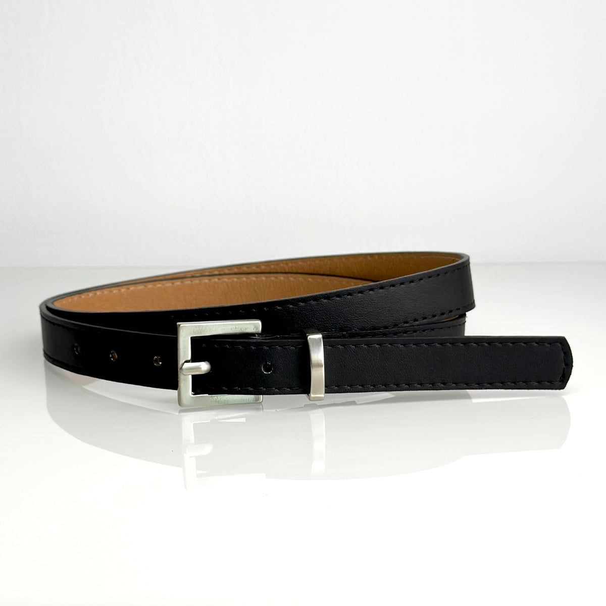 BHAVA VEGAN LUXURY PREMIUM SUSTAINABLE 2-PC Dress Belt 3/4&quot;